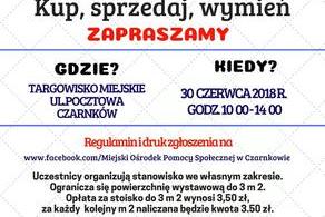 Ilustracja do artykułu: Kolejny Pchli Targ w Czarnkowie