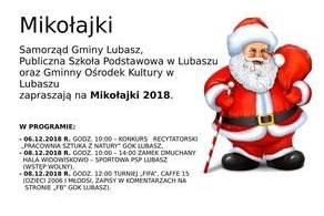 Ilustracja do artykułu: Zapraszamy na Mikołajki 2018
