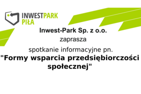 Ilustracja do artykułu: Zaproszenie na spotkanie'Formy wsparcia przedsiębiorczości społecznej'