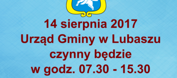 Ilustracja do artykułu: Zmiana godzin urzędowania 14.08.2017