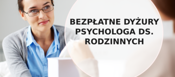 Ilustracja do artykułu: DYŻURY PSYCHOLOGA DS. RODZINNYCH