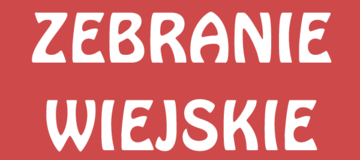 Ilustracja do artykułu: Harmonogram zebrań wiejskich 