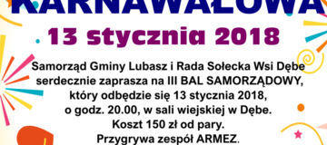 Ilustracja do artykułu: Zapraszamy  na III BAL SAMORZĄDOWY