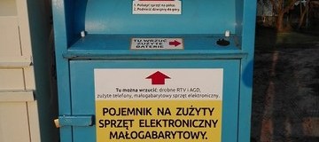 Ilustracja do artykułu: Pojemnik na małogabarytowy sprzęt elektryczny i elektroniczny
