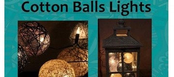 Ilustracja do artykułu: Świąteczne kule - Cotton Balls Lights