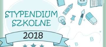Ilustracja do artykułu: NABÓR WNIOSKÓW STYPENDIALNYCH NA ROK SZKOLNY 2018/2019