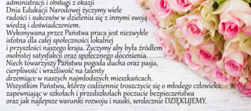 Ilustracja do artykułu: ŻYCZENIA Z OKAZJI DNIA EDUKACJI NARODOWEJ