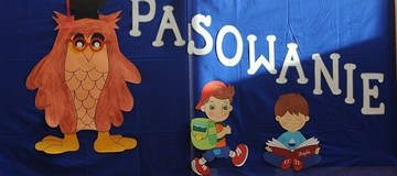 Ilustracja do artykułu: Pasowanie uczniów w Lubaszu
