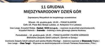 Ilustracja do artykułu: Międzynarodowy Dzień Gór w Lubaszu