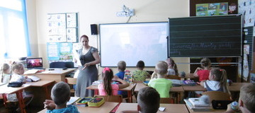 Ilustracja do artykułu: Aktywna tablica – realizacja programu w  PSP im. Jana Brzechwy w Jędrzejewie