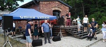 Ilustracja do artykułu: Drezyniarz w Lubaszu