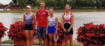 Ilustracja do artykułu: Mieszkanka Gminy Lubasz na podium wioślarskich Mistrzostw h Polski Juniorów