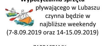 Ilustracja do artykułu: Wypożyczalnia sprzętu pływającego będzie czynna w weekendy