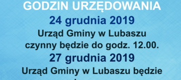 Ilustracja do artykułu: UWAGA ZMIANA GODZIN URZĘDOWANIA