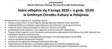 Ilustracja do artykułu: Zaproszenie na forum rolnicze powiatu czarnkowsko-trzcianeckiego