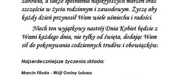 Ilustracja do artykułu: Życzenia z okazji Dnia Kobiet