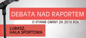 Ilustracja do artykułu:    Informacja o zasadach zgłaszania się mieszkańców do udziału w debacie nad raportem o stanie gminy za 2019 rok.