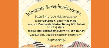 Ilustracja do artykułu: Zaproszenie na warsztaty scrapbookingowe