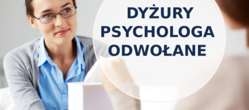 Ilustracja do artykułu: Punkt Porad Psychologicznych nieczynny do odwołania