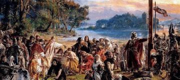 Ilustracja do artykułu: 14 kwietnia – Święto Chrztu Polski