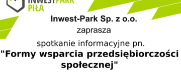Ilustracja do artykułu: Zaproszenie na spotkanie'Formy wsparcia przedsiębiorczości społecznej'