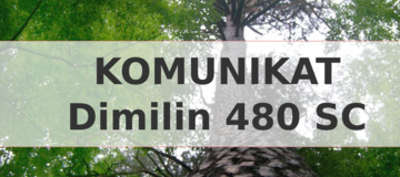 Ilustracja do artykułu: Informacja na temat konieczności użycia środka ochrony roślin o nazwie Dimilin 480 SC