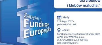 Ilustracja do artykułu: Zaproszenie na spotkanie informacyjne „Wsparcie w ramach Funduszy Europejskich na żłobki i kluby malucha ”