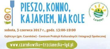 Ilustracja do artykułu: Pieszo, konno, kajakiem, na kole.