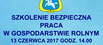 Ilustracja do artykułu: SZKOLENIE DLA ROLNIKÓW