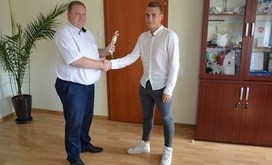 Spotkanie Wójta z Patrykiem Jarotą