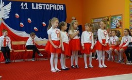 Przedszkolne obchody 100-nej Rocznicy Odzyskania Niepodległości10 
