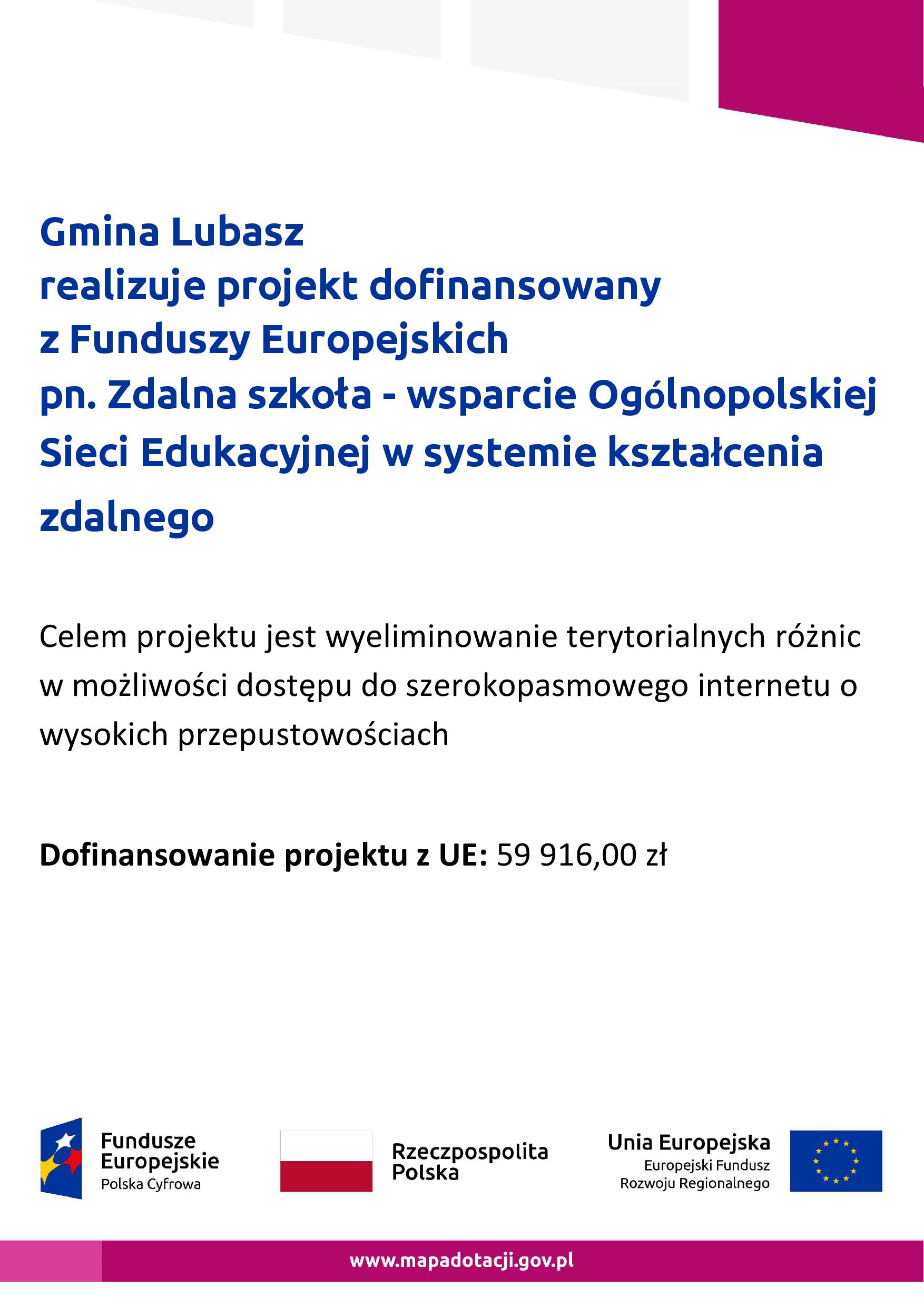 Plakat informacyjny