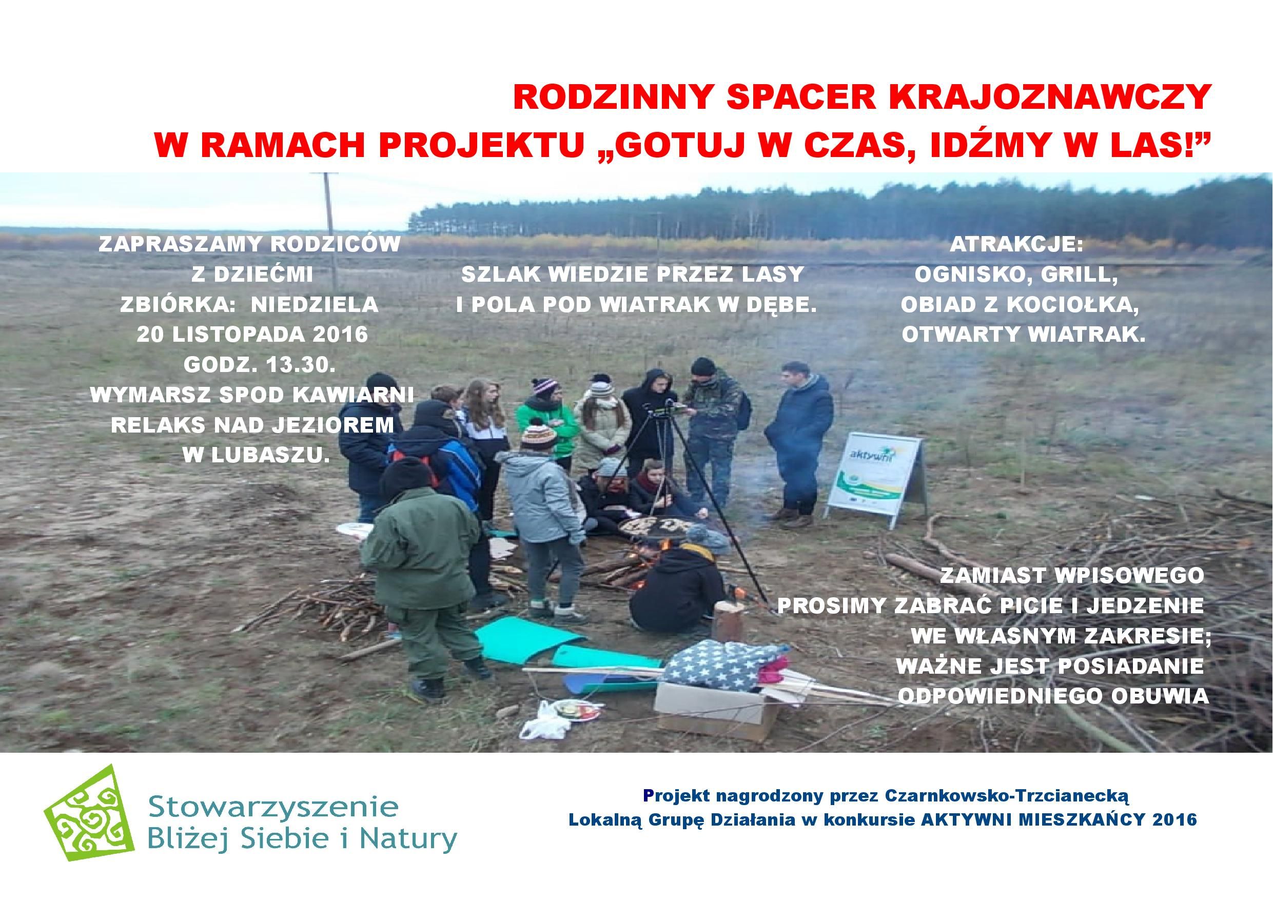Niedzielny spacer z ogniskiem