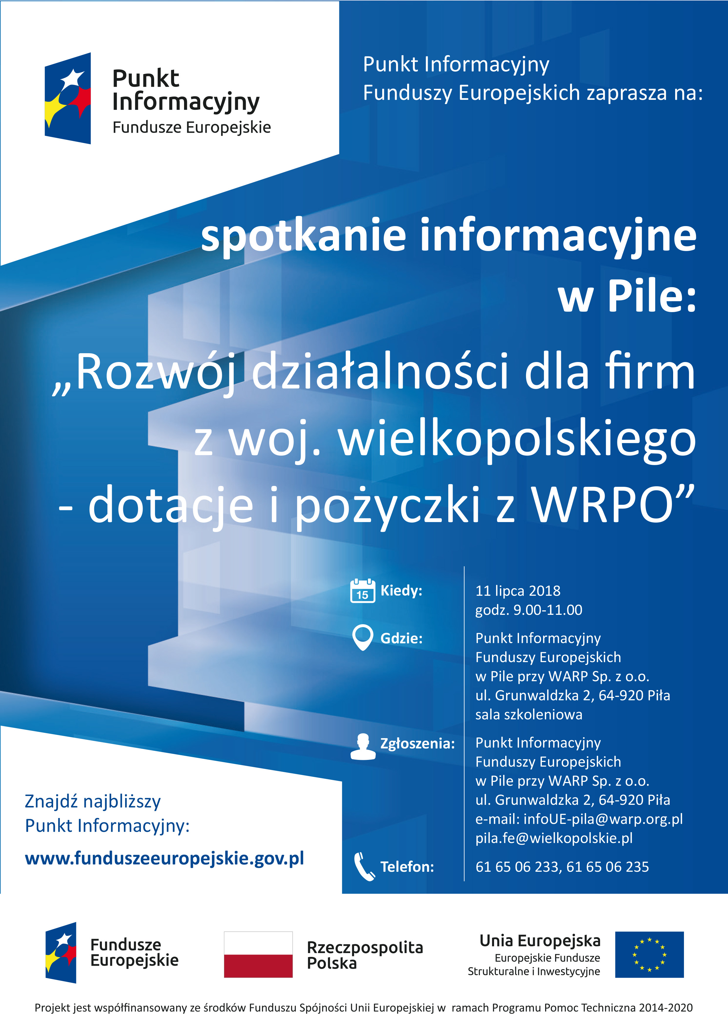 Bezpłatne spotkanie informacyjne - rozwój działalności dla firm