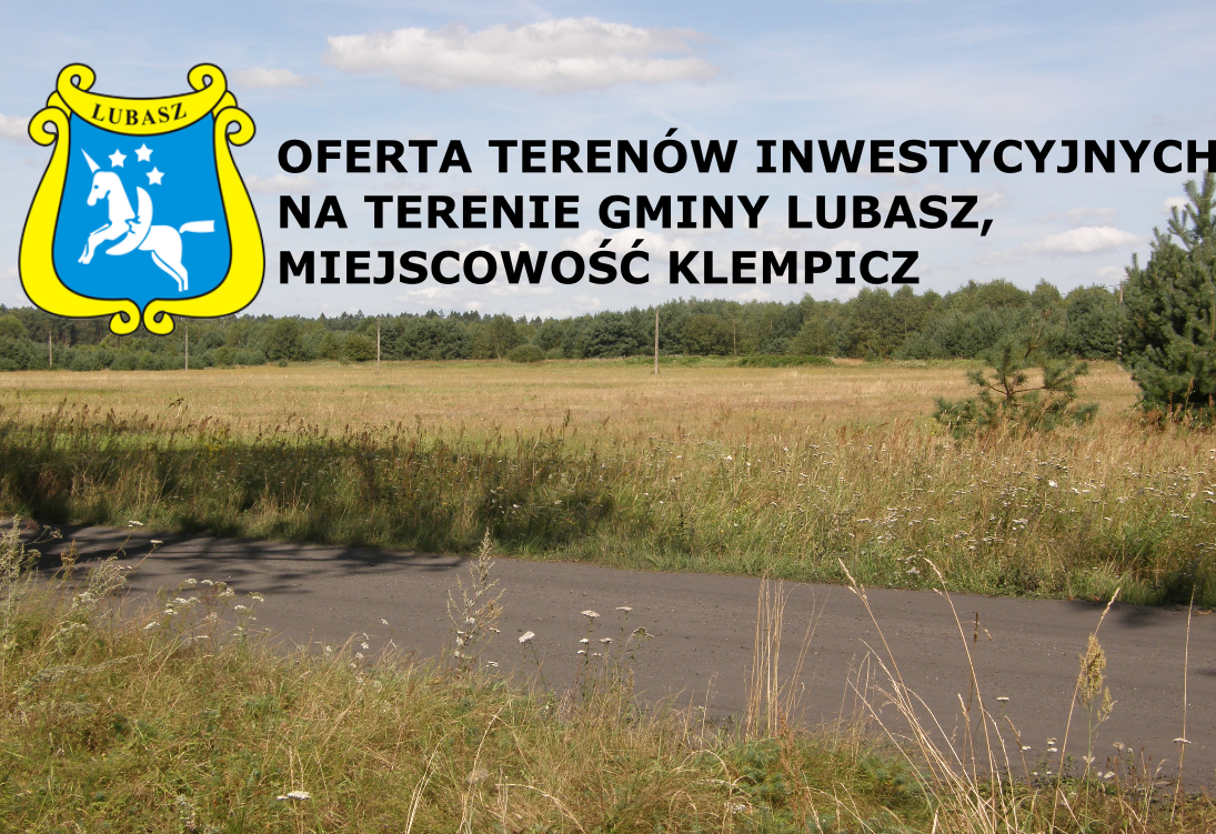 Oferta terenów inwestycyjnych Klempicz