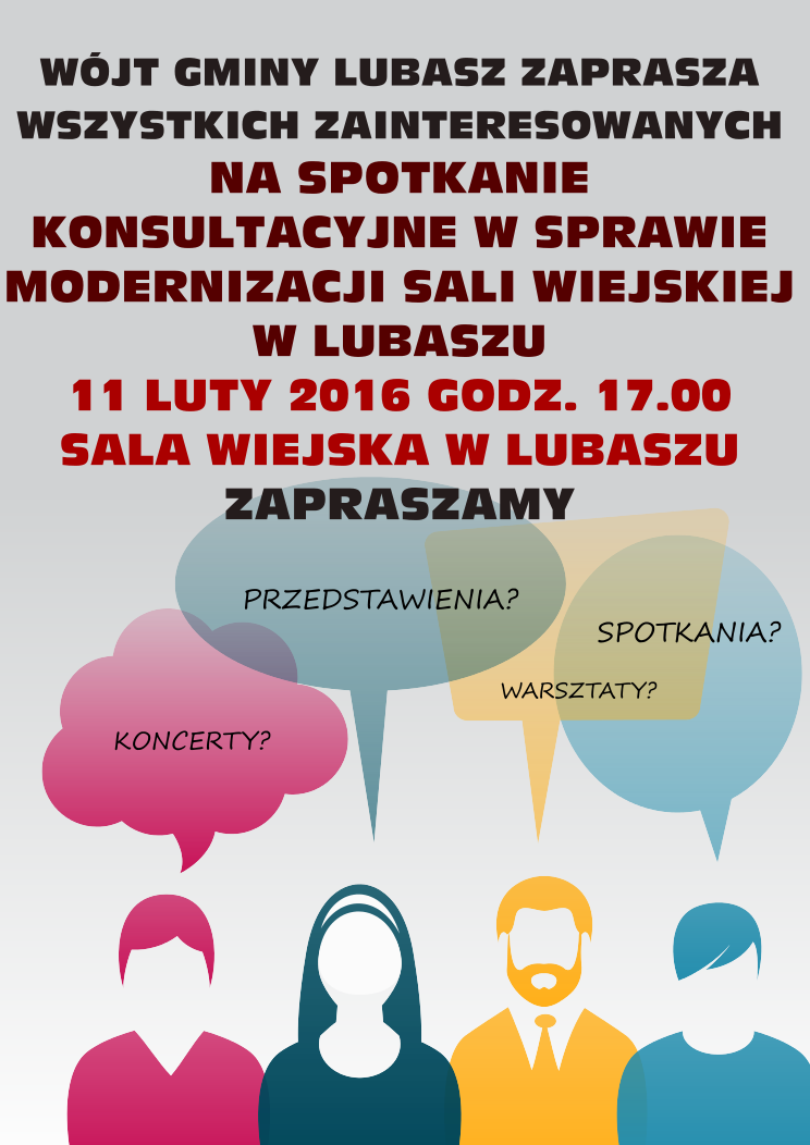 Zaproszenie  na konsultacje społeczne