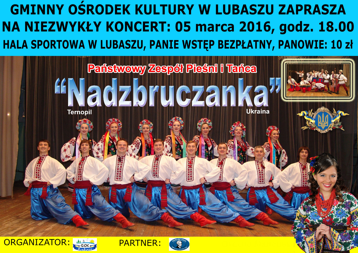 Plakat koncert NADZRUCZANKA