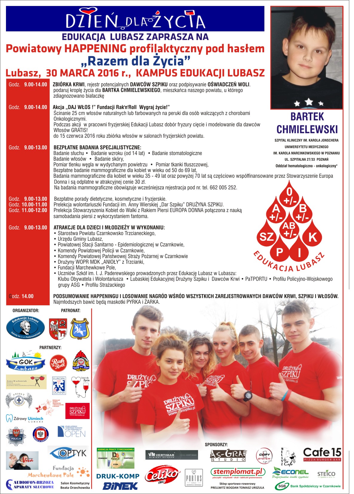 Plakat Razem dla życia