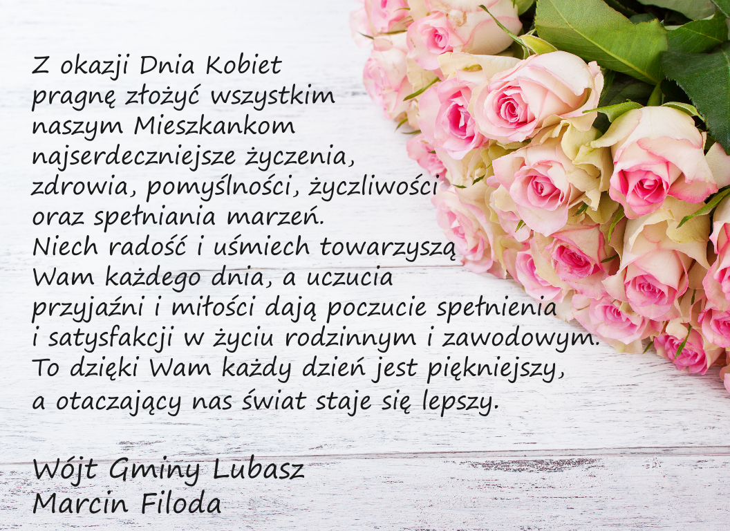 Życzenia z okazji Dnia Kobiet