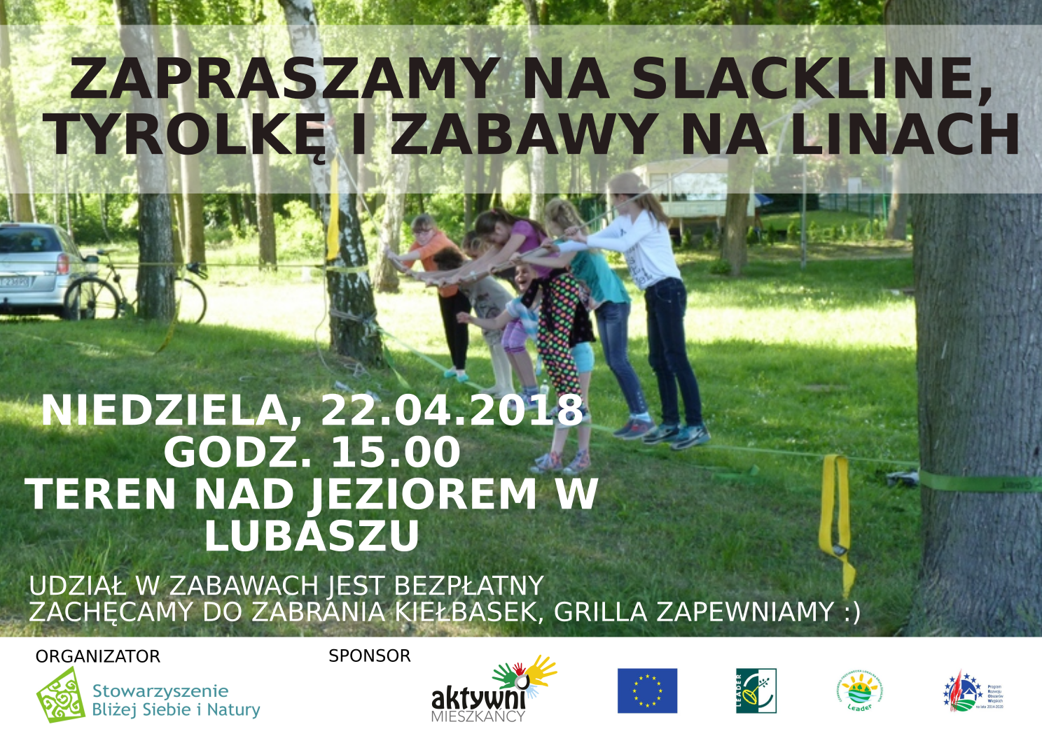 Zapraszamy na zabawy na linach