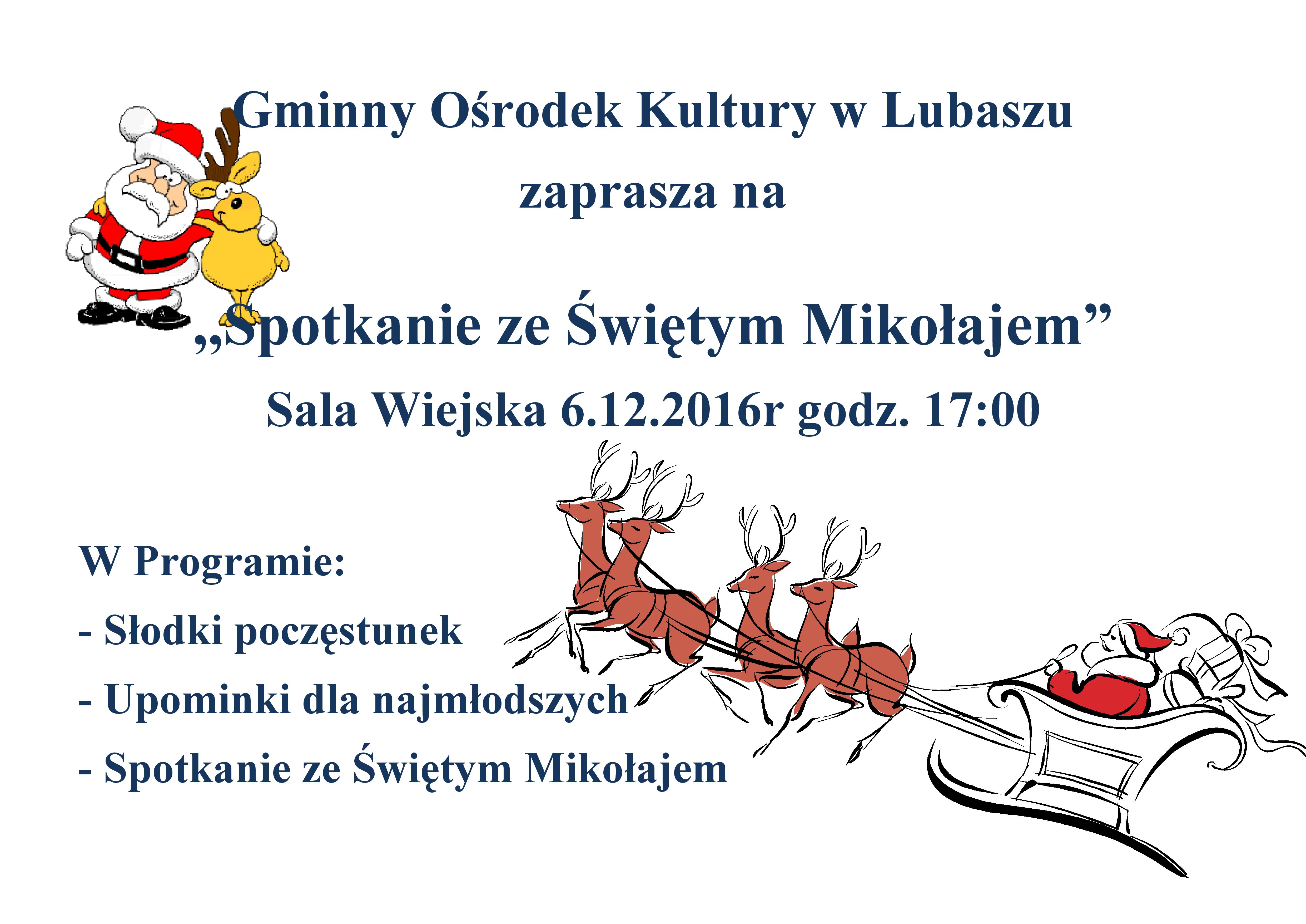 Spotkanie z Mikołajem