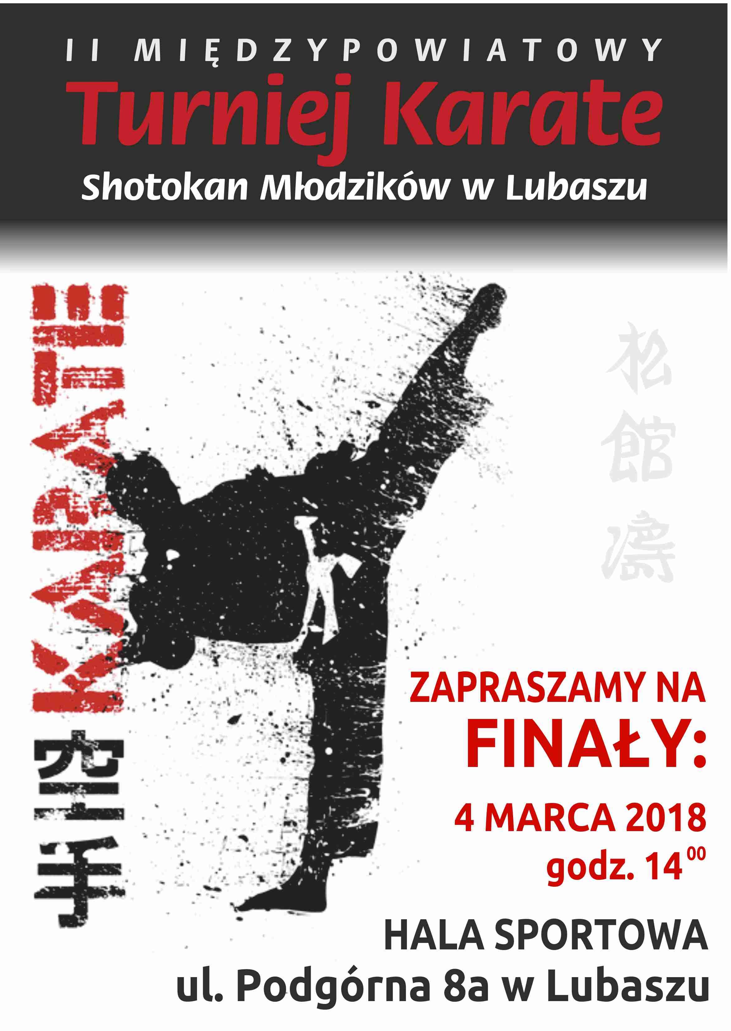 Turniej karate w Lubaszu