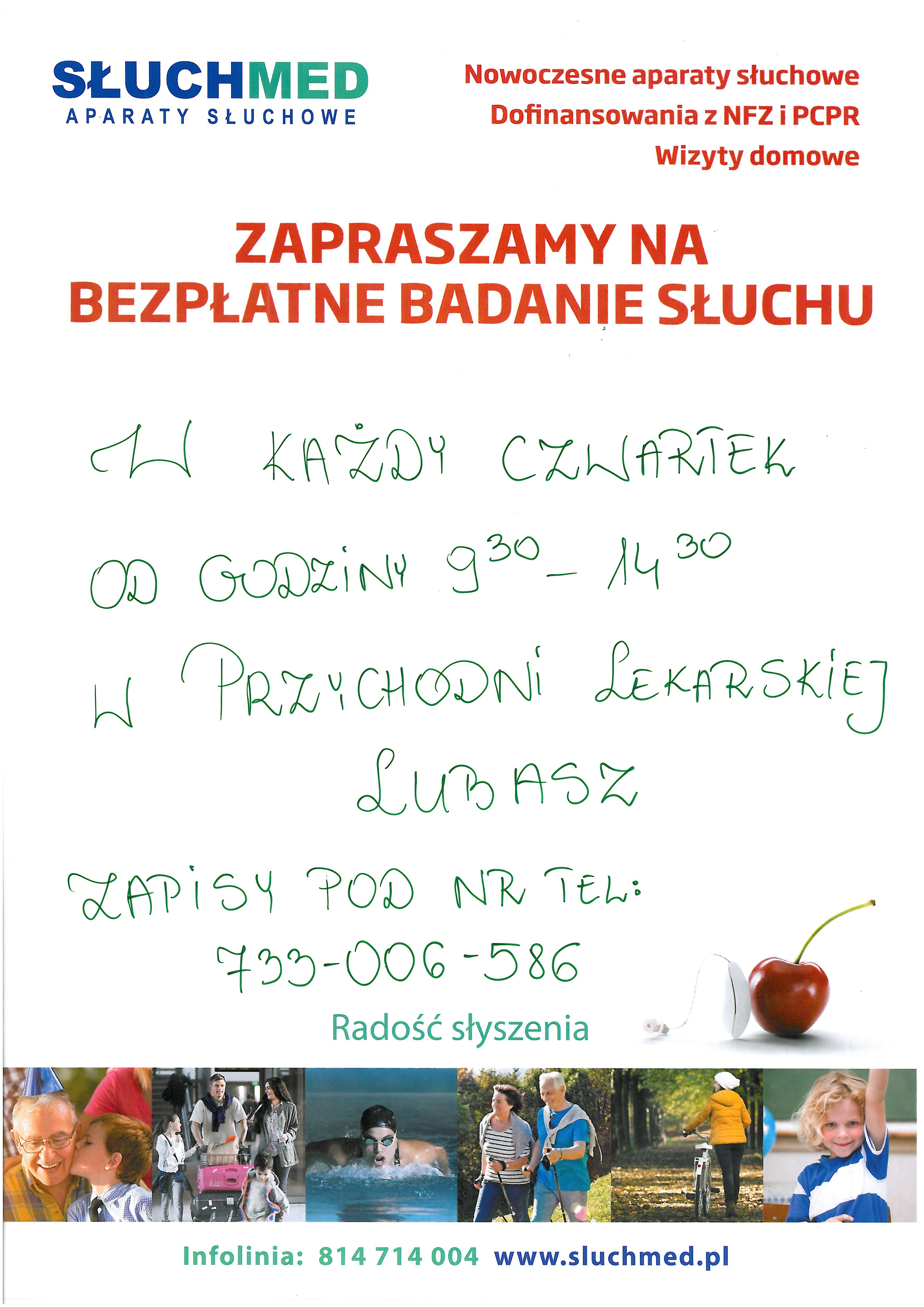 Bezpłatne badanie słuchu