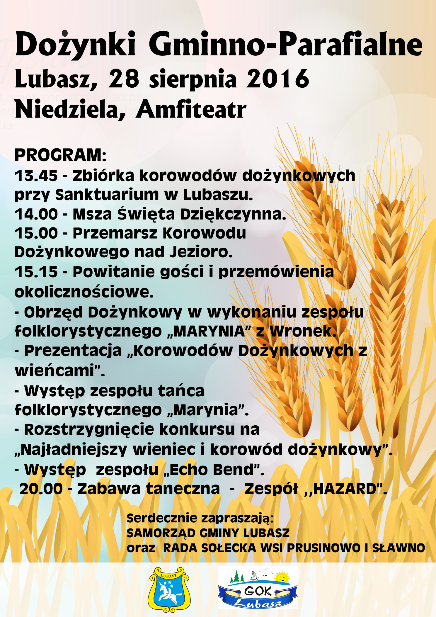Dożynki Gminno - Parafialne