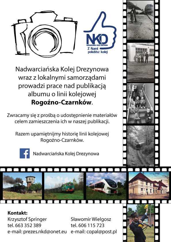 Album o linii kolejowej z Rogoźna do Czarnkowa