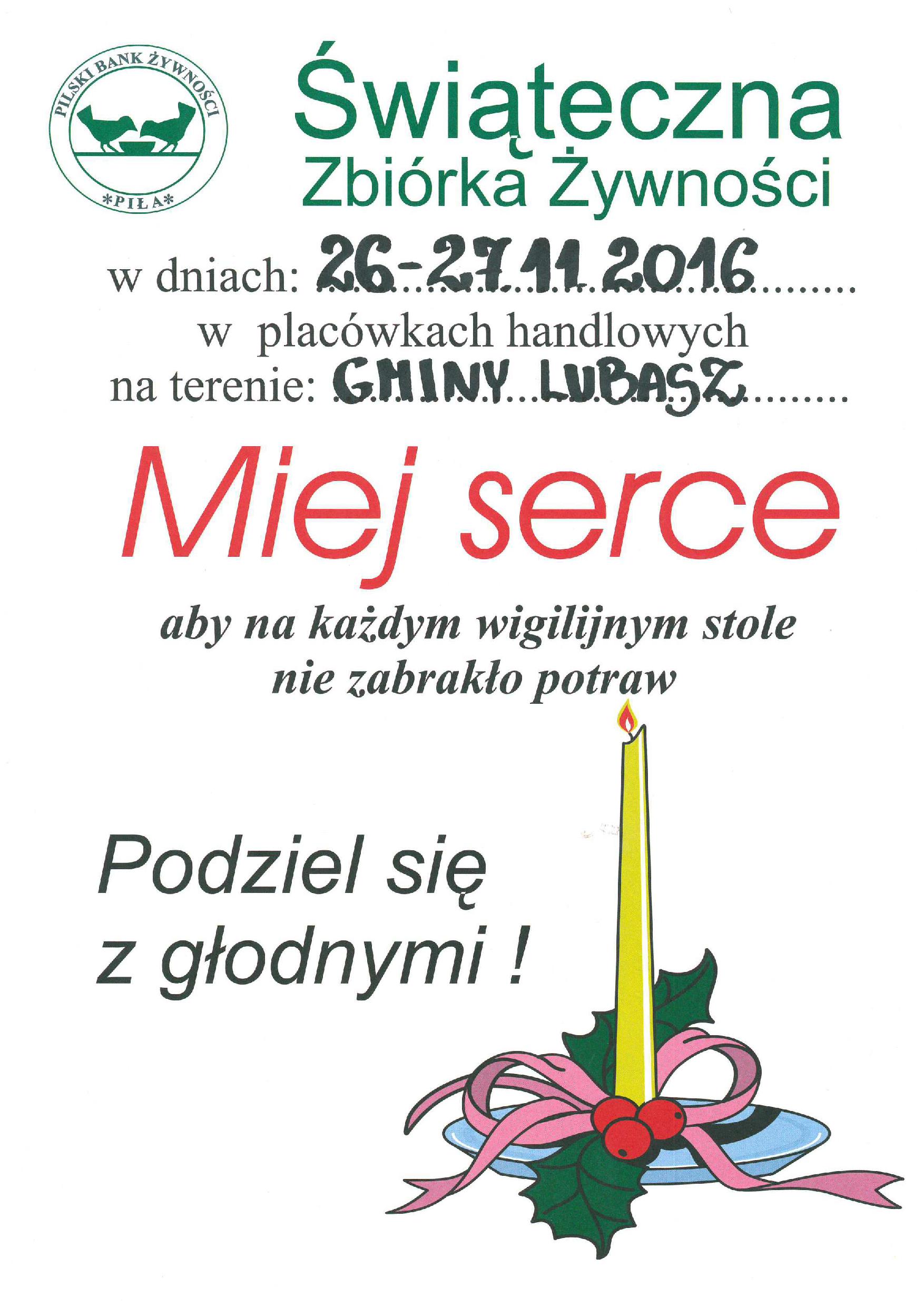 Swiąteczna Zbiórka Żywności