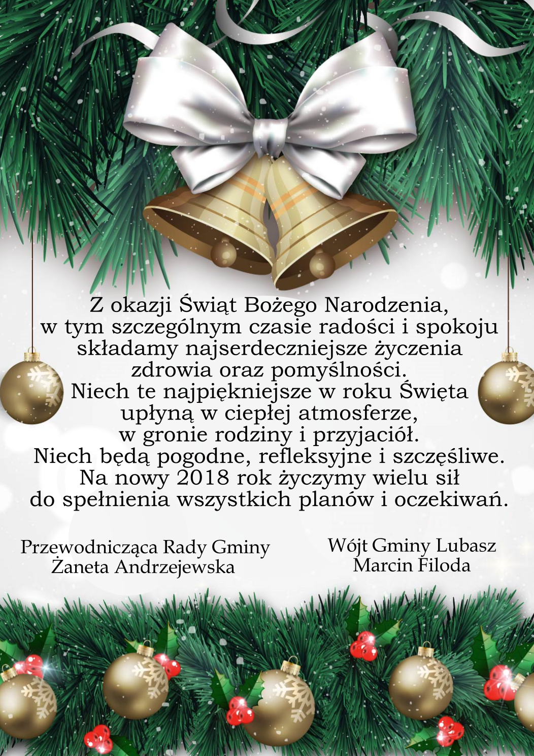 Życzenia bożonarodzeniowe