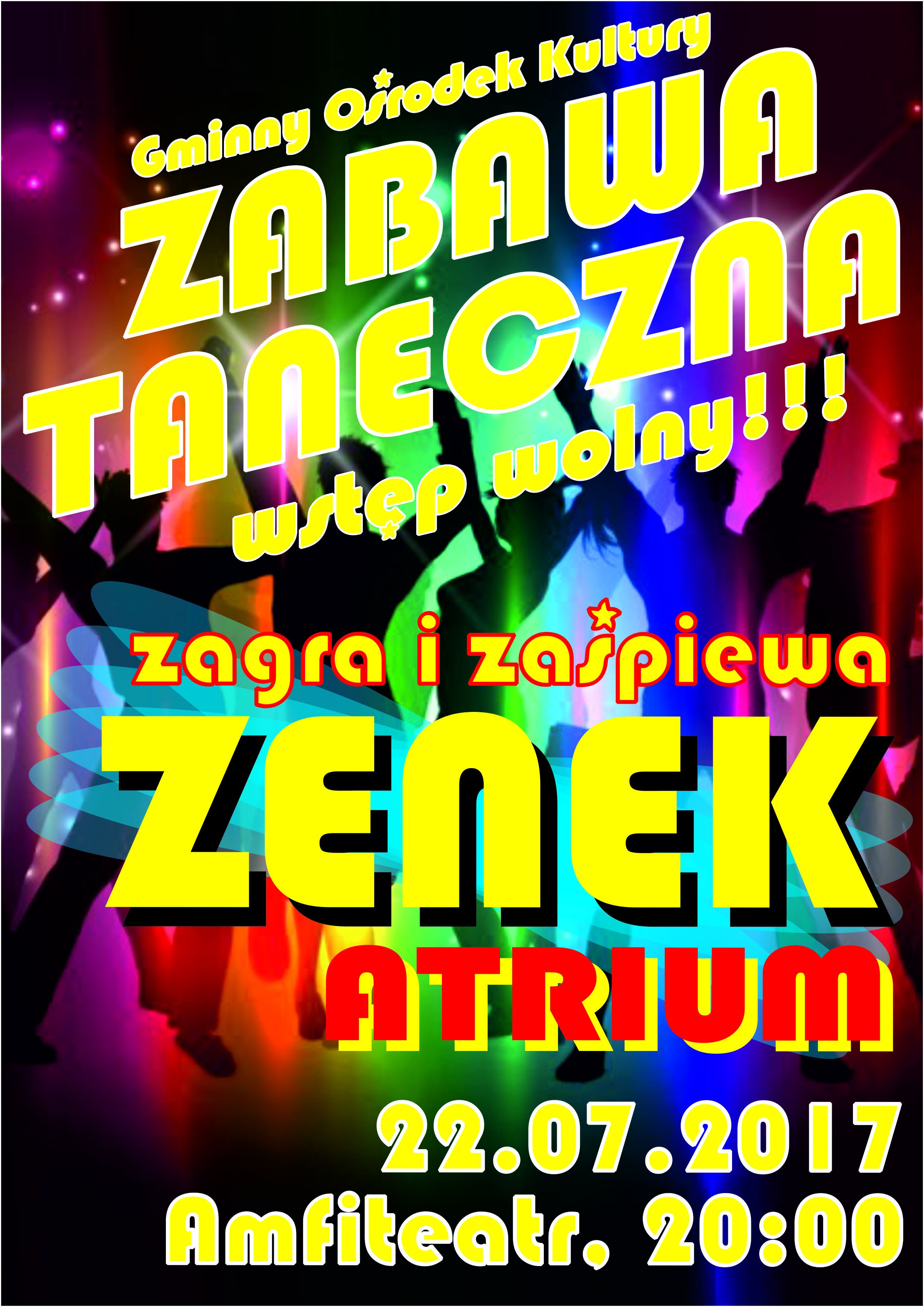 Zabawa taneczna 22 lipca 2017