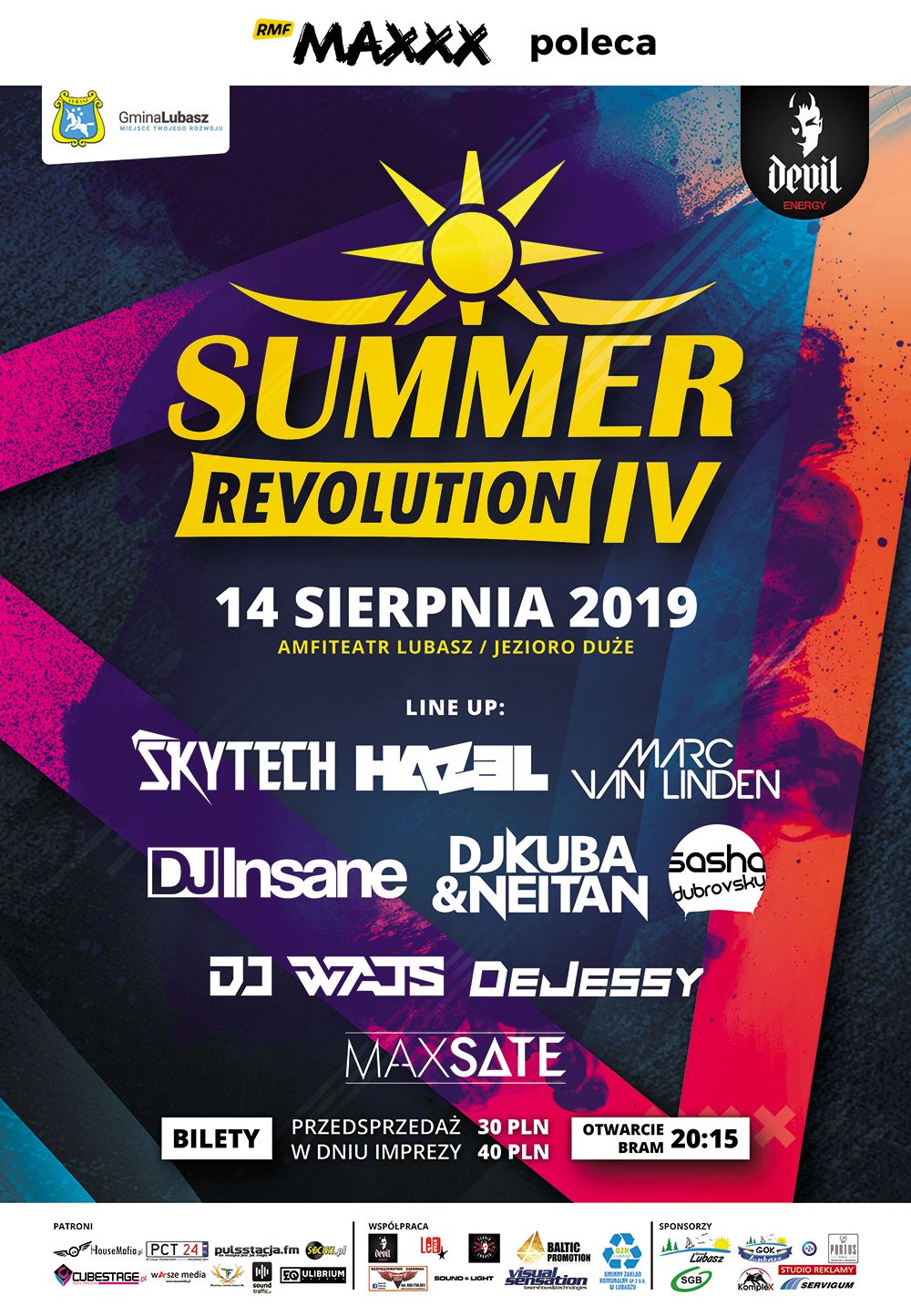 Summer revolution 2019 plakat