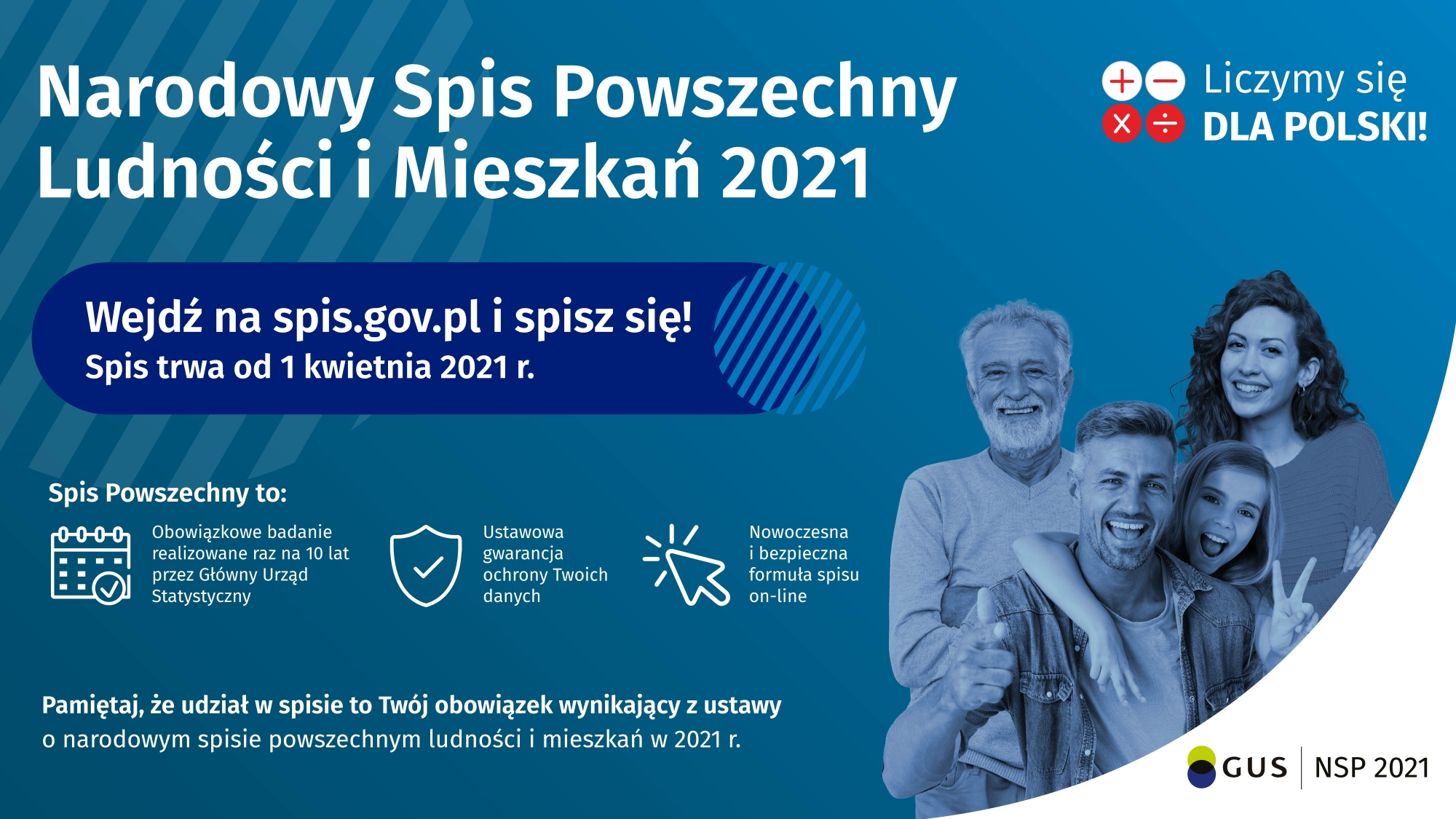 Spis powszechny baner z linkiem